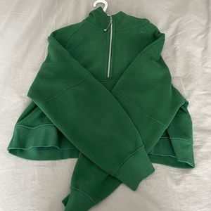 Lululemon Oversized Scuba Half Zip - Everglade Green (XL/XXL)